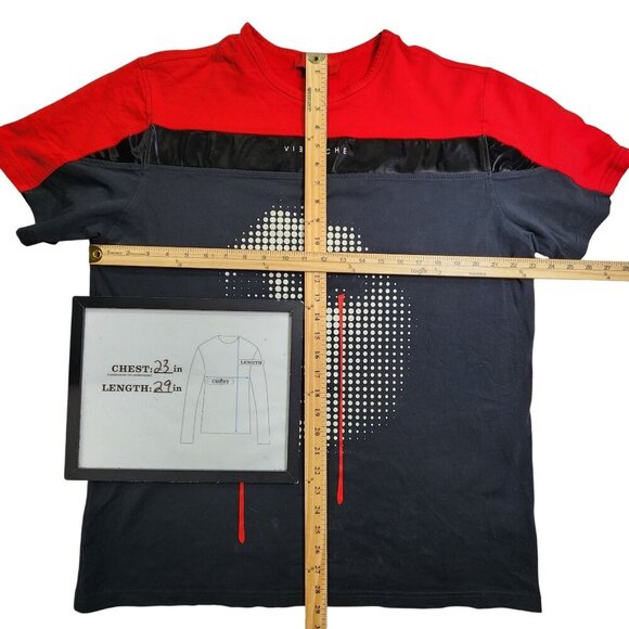 Vie Riche Am Red/Black Dotmatrix Cry Tee, Men's XXL - Picture 7 of 9